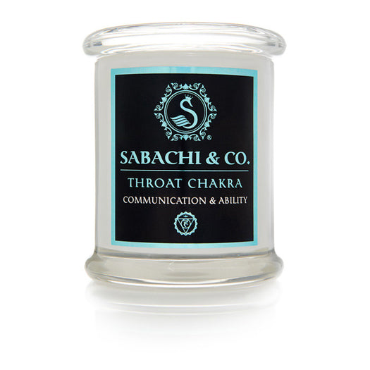 Sabachi & Co Throat Chakra Collection Handmade Soy Candle
