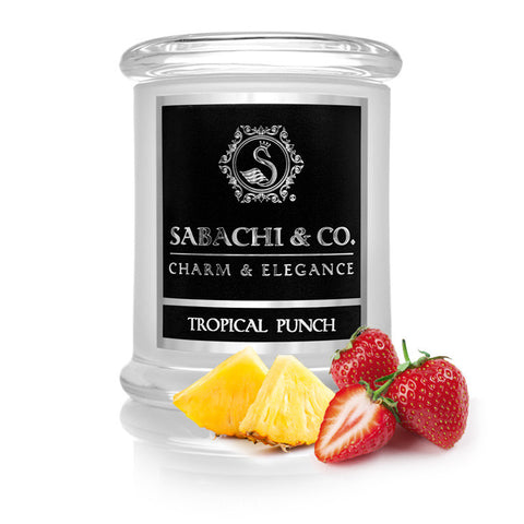Sabachi & Co Tropical Punch, Mango, Mandarin, Pineapple Handmade Soy Candle